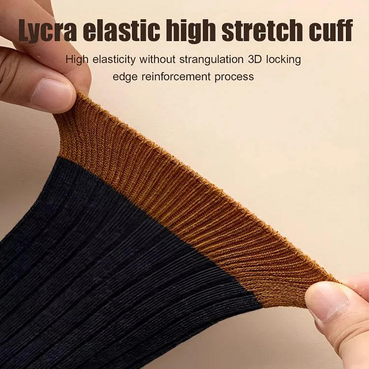 【10 perechi】Șosete bărbați deodorant calde absoarbe transpirația-3864320