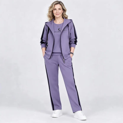 【M-4XL】Set gratuit din 3 piese 2026 – hanorac cu glugă pentru toamnă/iarnă, croială lejeră, stil sport, mărimi mari, pentru mămici