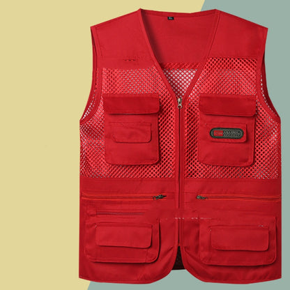 🔥【Kupte 1, dostanete 1 zdarma】🔥Užitečná vesta s několika kapsami【velikosti XL-4XL】 