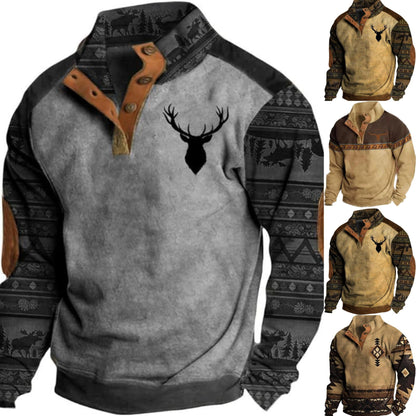 💥🔥【Oferta limitowana czasowo】🔥【S-5XL】Luźna mikina z 3D drukiem, amerykański styl uliczny, na jesień i zimę