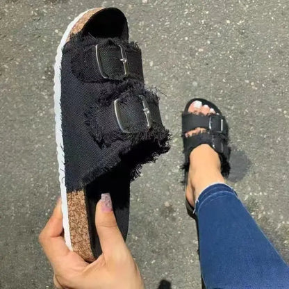 👡50% reducere✨✨【35-43】Sandale cu platformă, stil cowboy, de vară retro, pentru femei