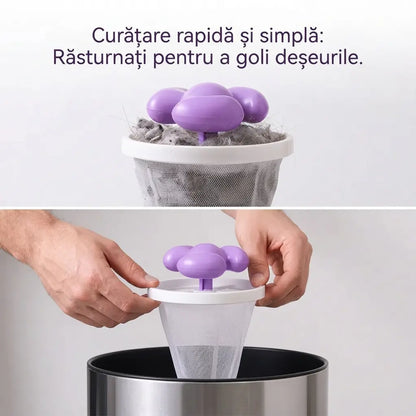 🌀 Set de 6 piese – 129 RON ✨ Filtru plutitor pentru mașina de spălat – Reține scamele, părul și blana animalelor de companie la fiecare spălare 🧺
