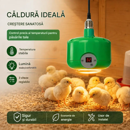 🌈[50%OFF！] Lampă inteligentă de încălzire cu temperatură constantă pentru animale de companie pentru reproducere