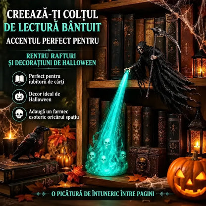 🎃🔥 Decorațiune luminoasă LED 3D în formă de înger | Decorațiune fantastică luminoasă pentru raft