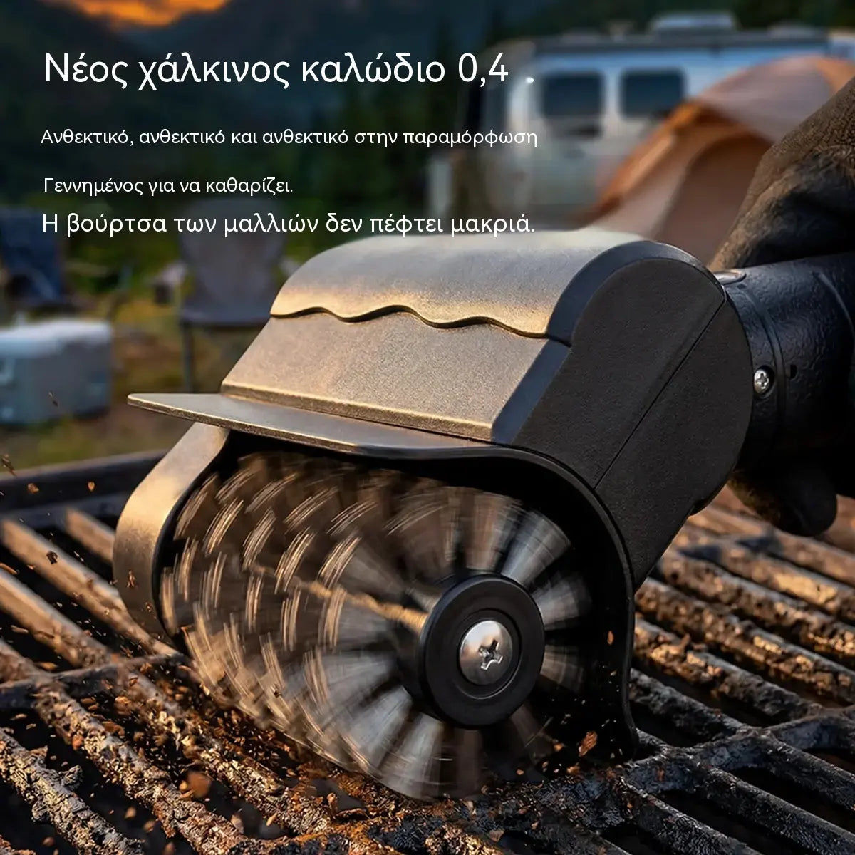 🔋🧹 Perie electrică fără fir pentru curățarea grătarului – baterie cu litiu, multifuncțională și ușor de utilizat 🔥🍖