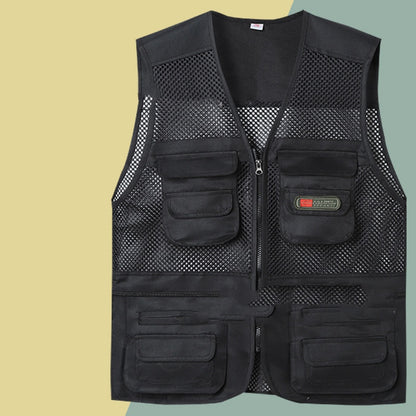 🔥【Kupte 1, dostanete 1 zdarma】🔥Užitečná vesta s několika kapsami【velikosti XL-4XL】 