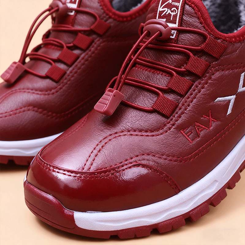 🔥Mitad de precio — ¡Agarra ahora! —【Tallas 35-41】Nuevo estilo de invierno, zapatos de piel natural con flanela de algodón, hechos a mano