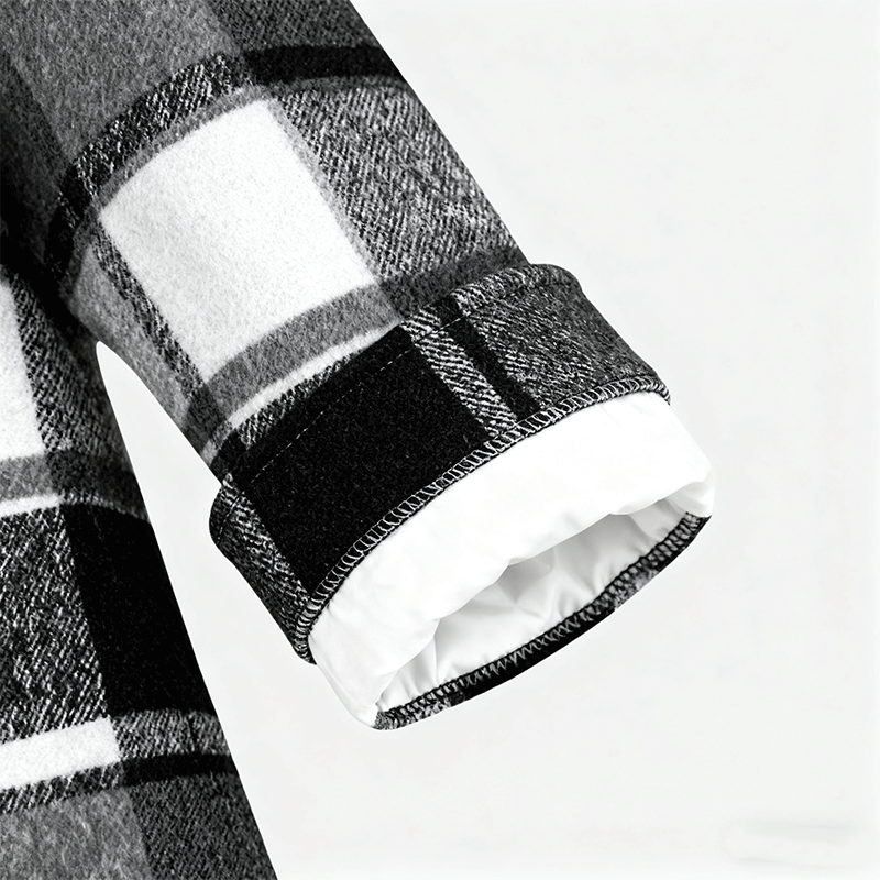 🐏【Połowa ceny na koniec miesiąca】Damska kurtka z kapturem, z polarisem, w większych rozmiarach dostępna