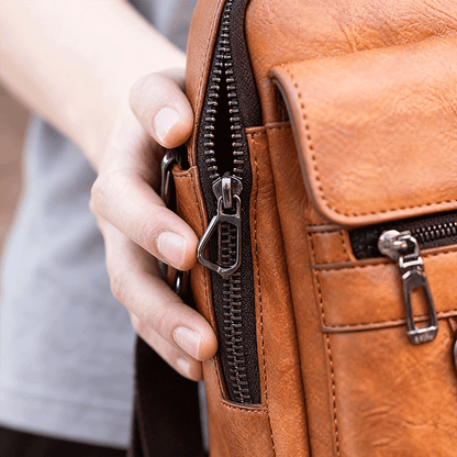 🔥Nová akcia 50% zľava 👜 Moderná a každodenná kožená taška pre mužov, veľká kapacita