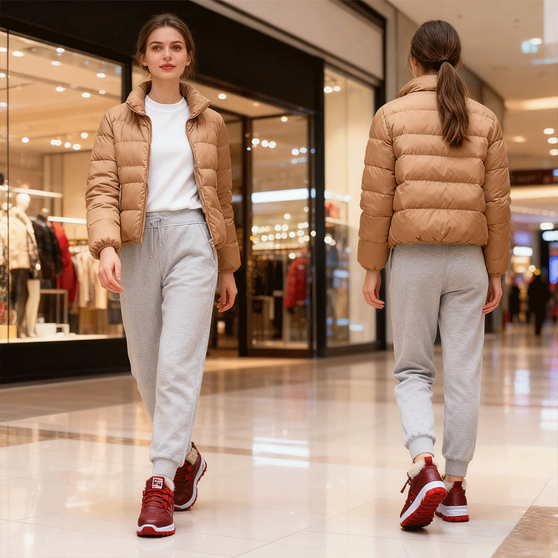 🔥Mitad de precio — ¡Agarra ahora! —【Tallas 35-41】Nuevo estilo de invierno, zapatos de piel natural con flanela de algodón, hechos a mano