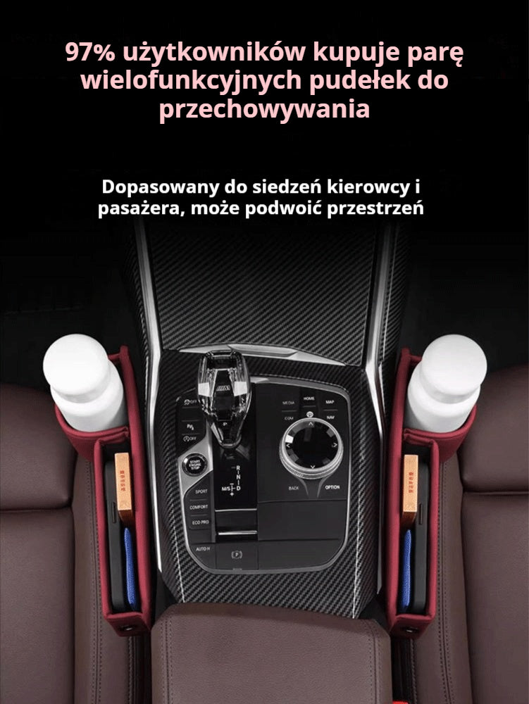 KUP 1, DOSTAŃ 1 GRATIS 🚗🚗 Uniwersalne pudełko do przechowywania ze skóry wołowej dla samochodów
