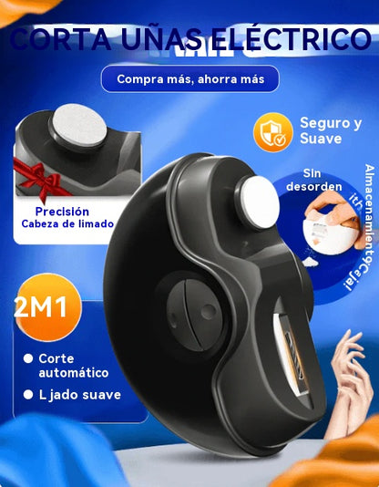 ✂️💅¡Último día de la oferta! 50% de descuento🔥 Lima de uñas eléctrica multifuncional, cortauñas eléctrico con protección antipellizcos
