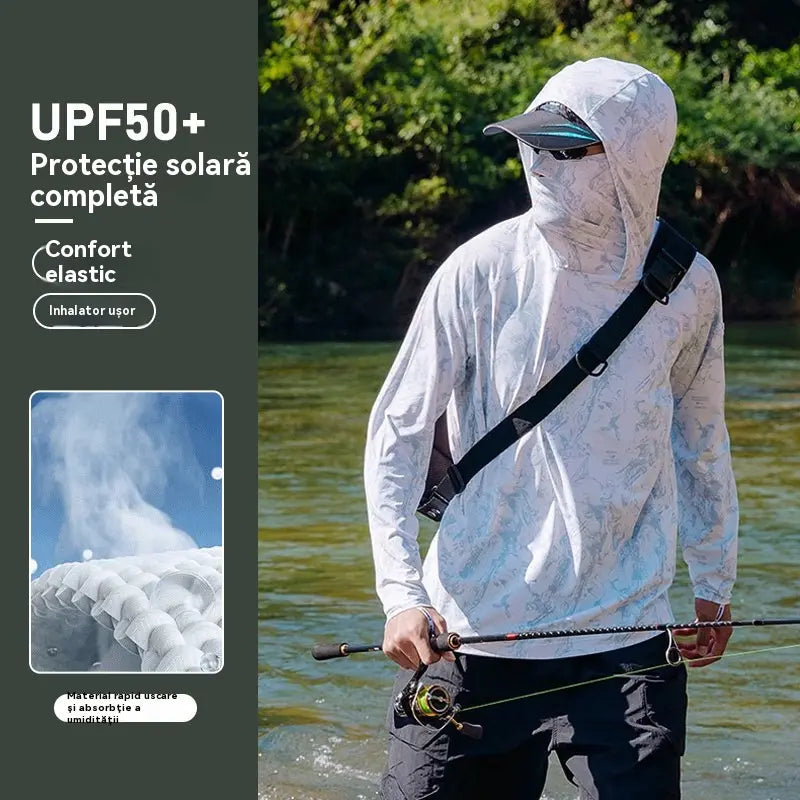 🔥【M-5XL】Îmbrăcăminte de protecție solară respirabilă pentru bărbați, potrivită pentru sporturi în aer liber și pescuit.
