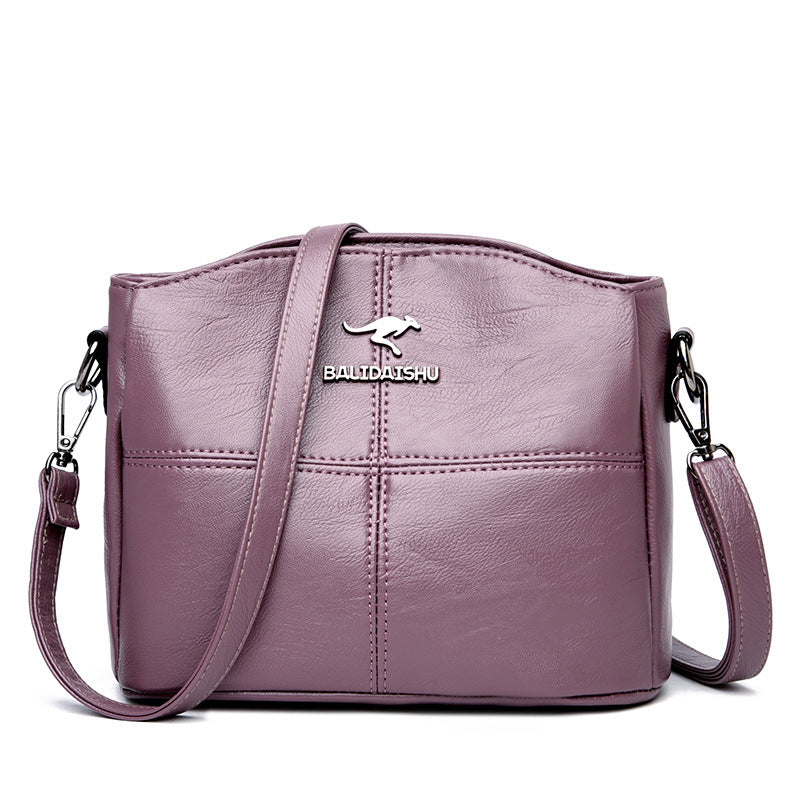 🔥👜👜 Νέα τσάντα ώμου από γνήσιο δέρμα, ρετρό χειροποίητη, μοντέρνα και ευέλικτη.