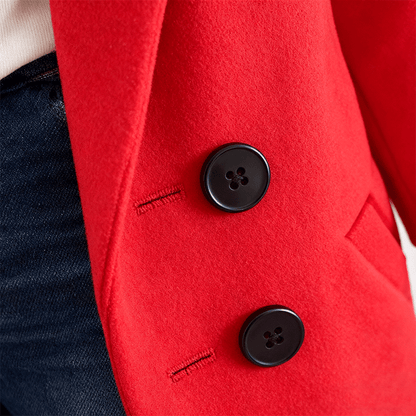 🔥🔥【Ograniczony czas z 50% rabatem】Nowy modny model damskiej jednofarbowanej kurtki przeciw wiatrowanej na jesień i zimę