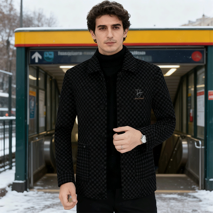 【⚡Επίπτωση 50%】Νέο μοντέλο φθινοπωρινό/χειμερινό 2025, άνδρικο пальτό ελεύθερου χρόνου από νάνο