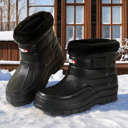 ♥️♥️【Nuevo】Zapatos de exterior cálidos e impermeables y botas de nieve forradas de felpa