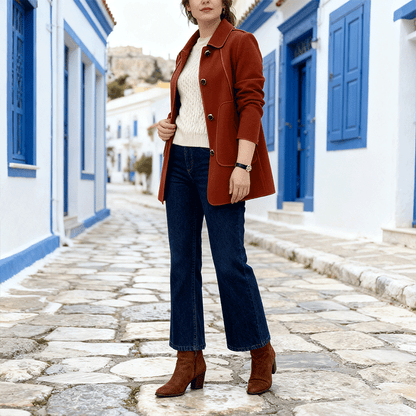 Πολovična τιμή για περιορισμένο χρόνο 🎊【Μεγέθη M-4XL】Νέο μοντέλο του 2025: μοντέλο μονόχρωμο κάμπα με γαλλιάνου