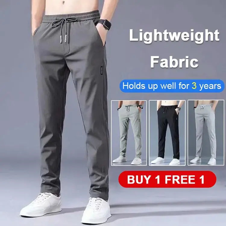 👖💥【50-120kg】Model nou 2026, pantaloni elastici pentru bărbați, mărimi mari