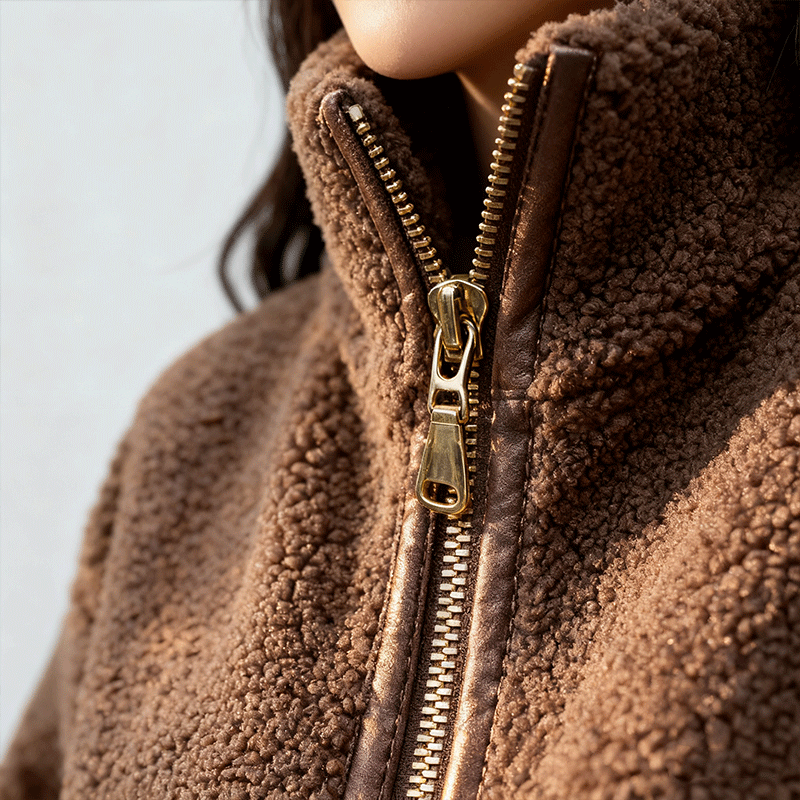 【⚡50% намаление за есен и зима⚡】Дамска пуховина от памук с дебела памучна овчина за есен и зима