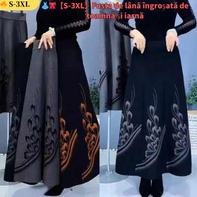👗🎀【S-3XL】Podzimná a zimná dámská vlněná sukně