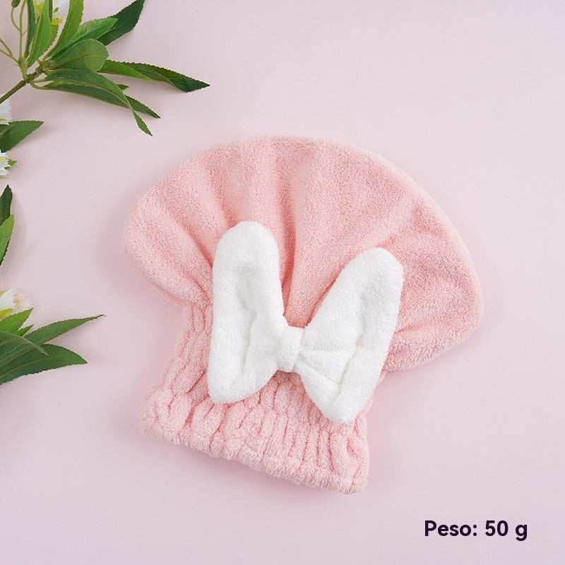 🔥50%OFF🔥🎀🛀Gorro de ducha a prueba de golpes, de secado rápido y con champú súper absorbente😍
