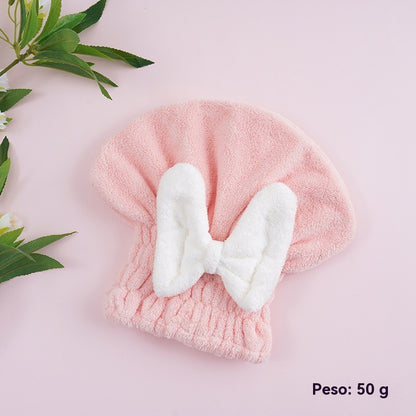 🔥50%OFF🔥🎀🛀Gorro de ducha a prueba de golpes, de secado rápido y con champú súper absorbente😍