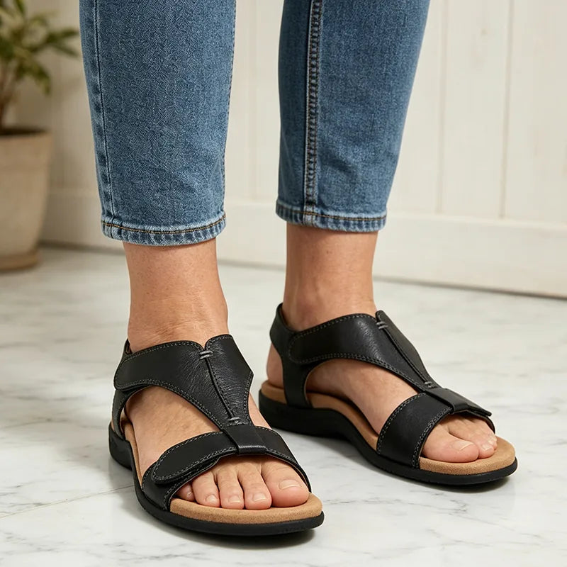 Sandale de vară cu talpă moale și susținere pentru bolta plantară, casual și confortabile