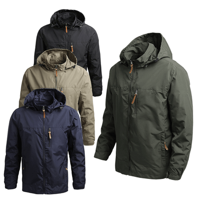 Chaqueta casual de diseño amplio con capucha para exterior