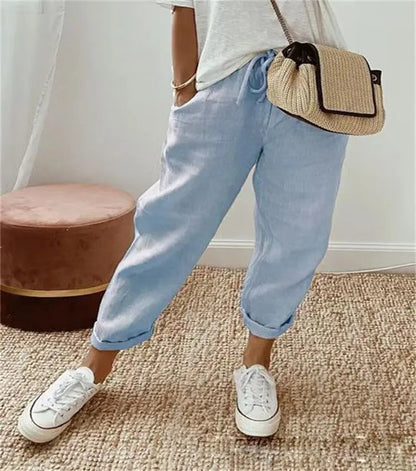 😍💕Ultima zi a promoției -50% Reducere💕Îmbrăcăminte casual din bumbac și in pentru femei