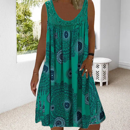 💋👗【40-120 kg】Rochie fără mâneci, fără bretele, potrivire largi, mărimi mari disponibile
