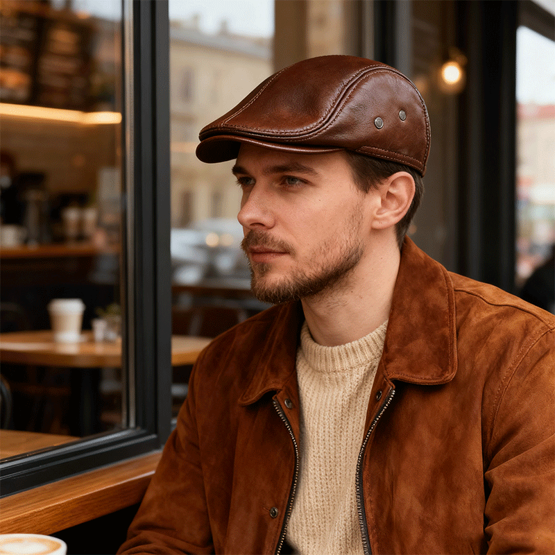 🔥🧢【Połowa ceny jesień-zima】Modny beret męski model jesień-zima