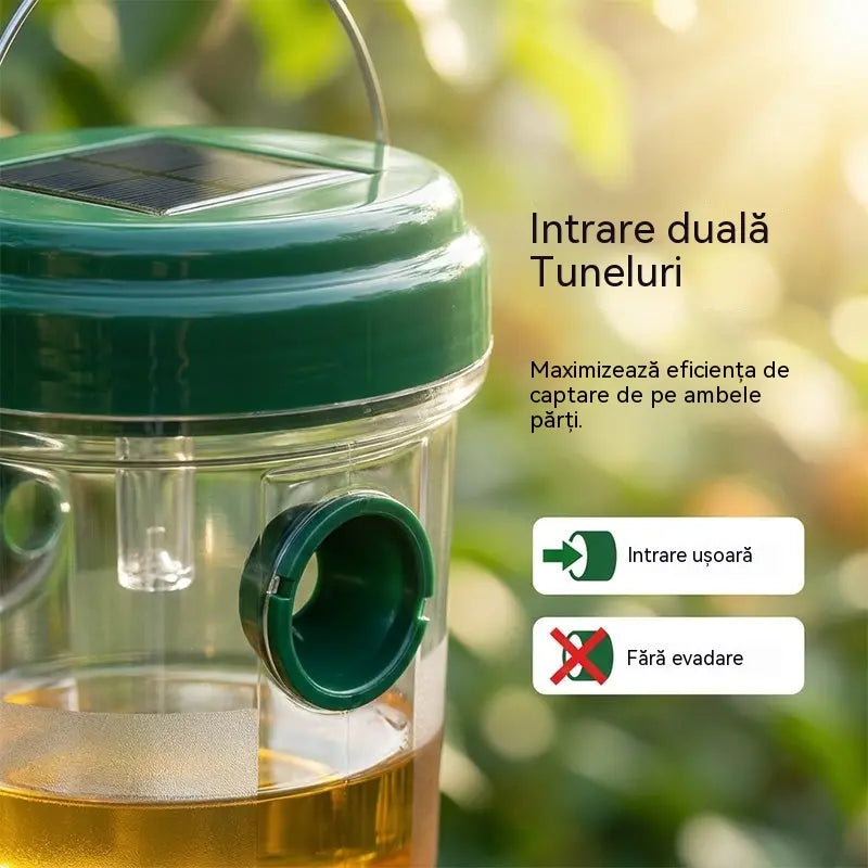 🐝☀️ Capcană solară pentru viespi pentru terasă și grădină 🔋🌿 – eficientă, reîncărcabilă și rezistentă la intemperii – fără substanțe chimice, pentru până la 500 m² – economisiți acum!