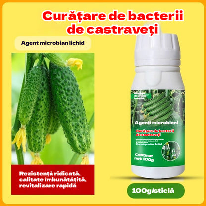 🥒🥒【3/6/9 sticle】Fungicid sistemic pentru castraveți – Eficient împotriva bolilor bacteriene, pătării galbene și bolilor foliare