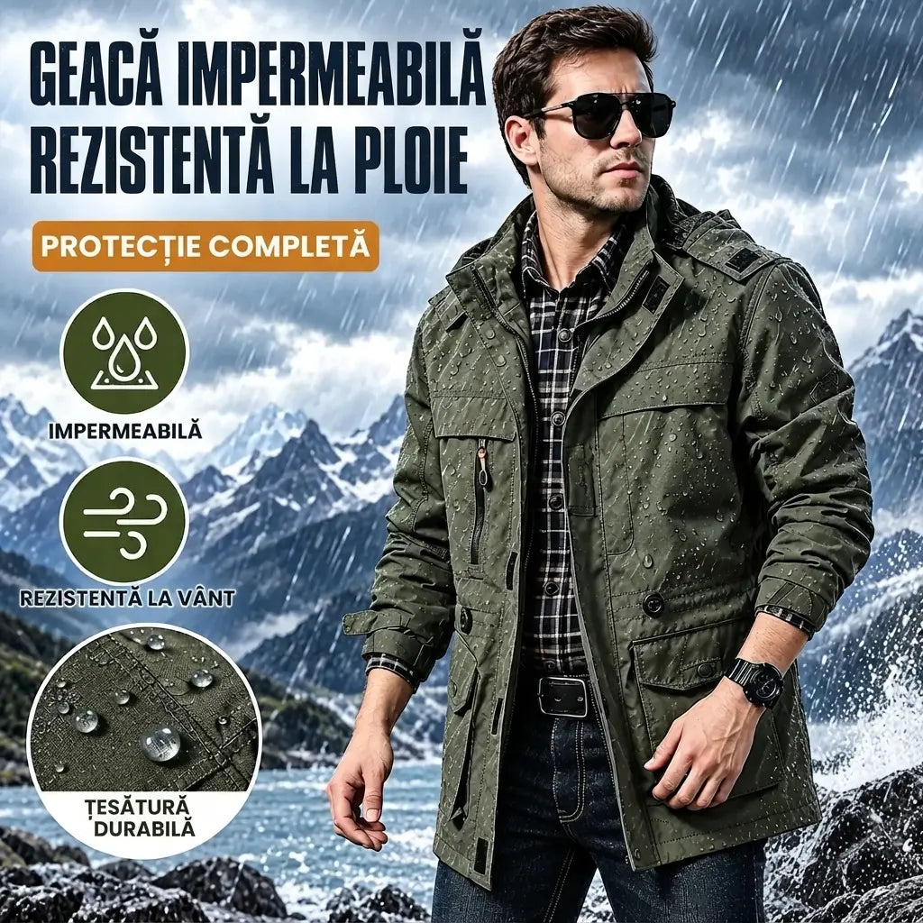 🔥Reducere de 50% 【M–5XL】Jachetă nouă de calitate superioară pentru bărbați (toamnă/iarnă) – impermeabilă, rezistentă la vânt și cu buzunare multiple.