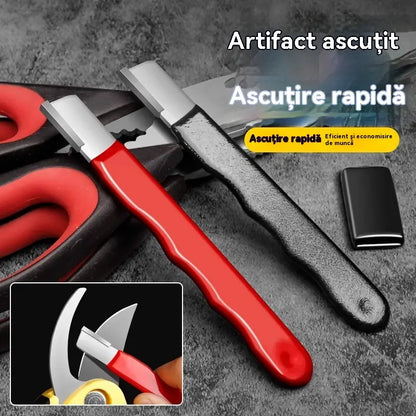 【Cumpără unul, primești unul gratuit】Ascuțitor de cuțite foarfece de uz casnic pentru fructe foarfece instrument de ascuțit cuțite de bucătărie