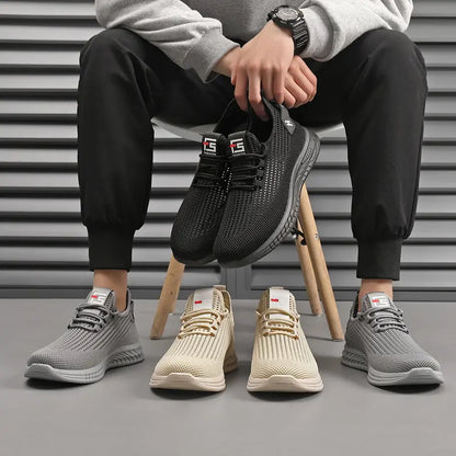 🔥👟【39-44】Pantofi de bărbați casual confortabili, respirabili, din plasă, anti-alunecare, la modă