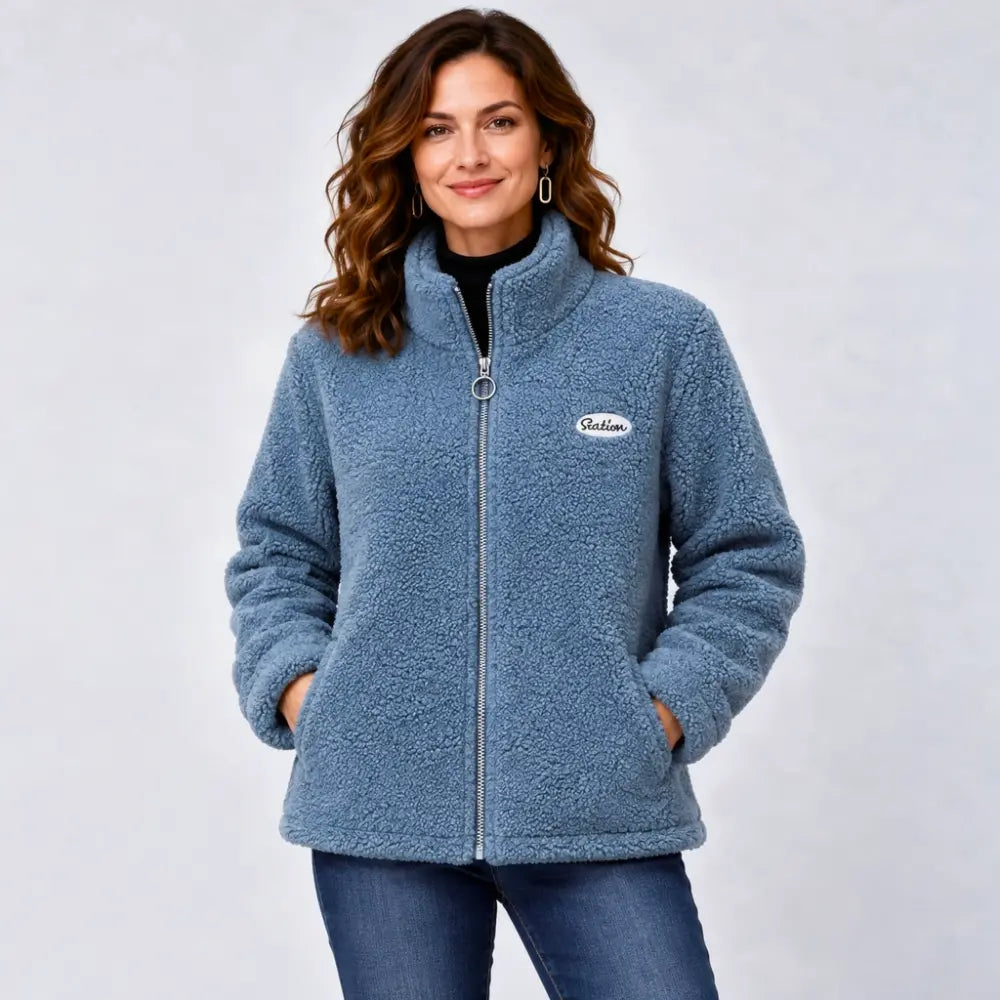 ✨【XL-5XL】Geacă călduroasă, căptușită cu fleece – extrem de groasă și cu căptușeală din fleece.