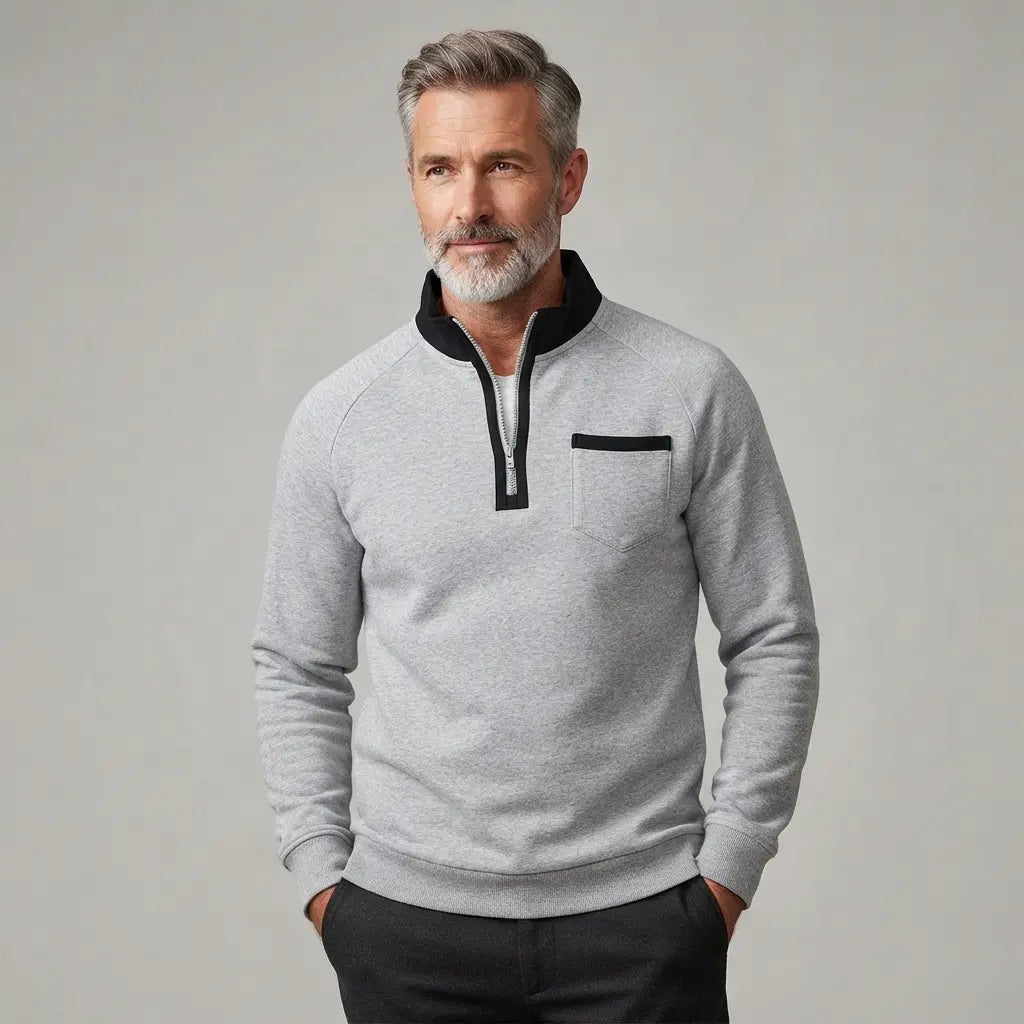✨🔥Hanorac sport nou pentru bărbați, termic, cu căptușeală din fleece
