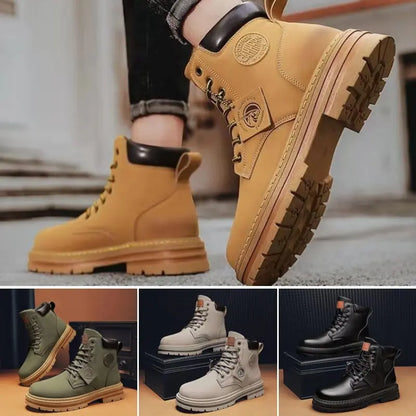 🔥【50%OFF】🔥【39-48】Stil nou pentru toamnă și iarnă, cizme versatile pentru bărbați, cu talpă groasă, antiderapante