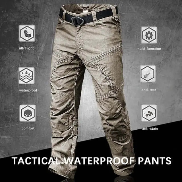 🔥Bestseller🔥【S-5XL】Pantaloni tactici cargo pentru bărbați, cu model camuflaj și buzunare
