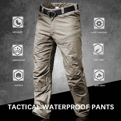 🔥Bestseller🔥【S-5XL】Pantaloni tactici cargo pentru bărbați, cu model camuflaj și buzunare