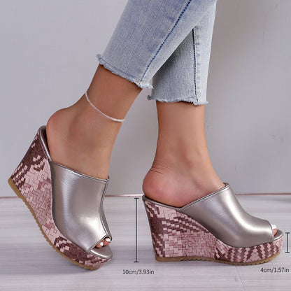 🔥👠【35-42】Γυναικείες παντόφλες, χοντρή σόλα, άνετο χοντρό τακούνι, υψηλής ποιότητας