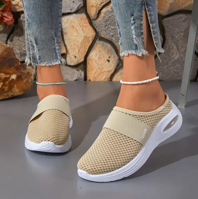 🎁【36-41】Pantofi casual respirabili din plasă pentru femei | Ușori, confortabili și care se pot mări în înălțime