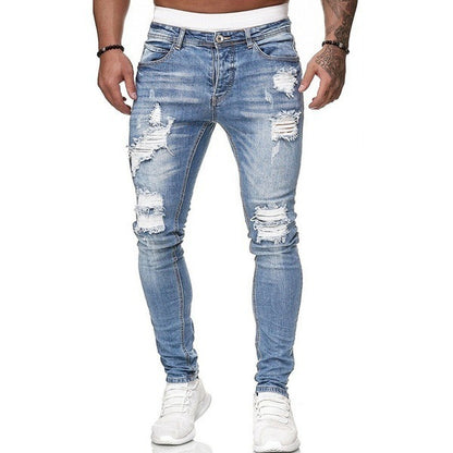 👖Blugi skinny rupți pentru bărbați, reducere 50%🏆