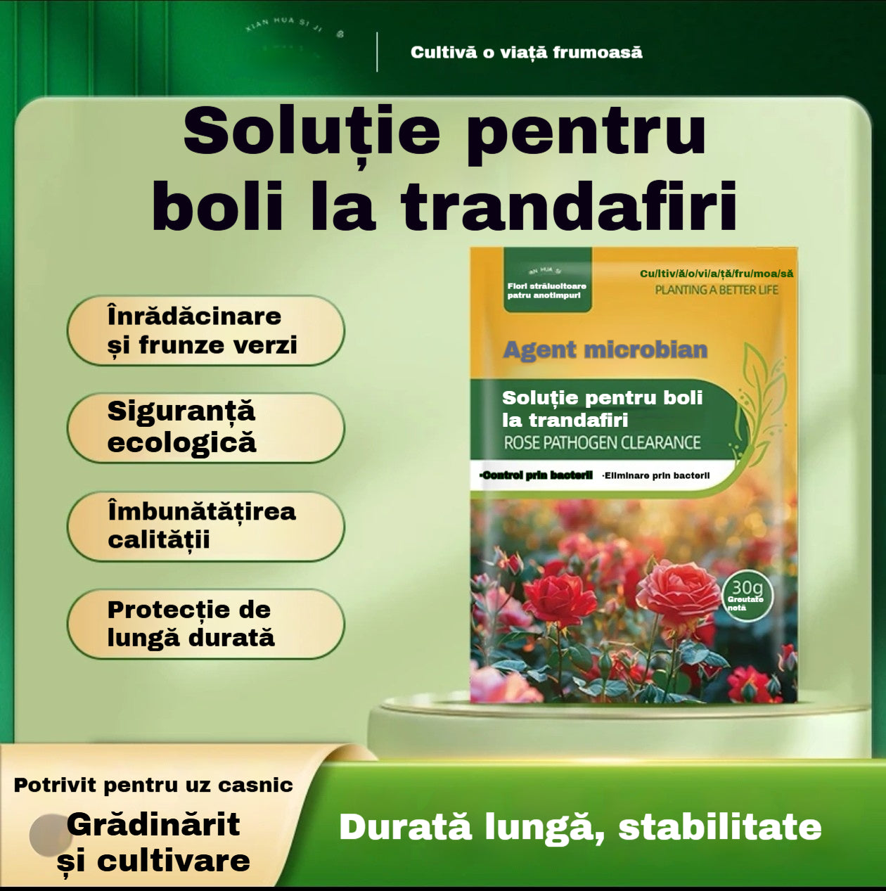 🌹🌹【5/10/20 genți 】Fungicid special pentru trandafiri – elimină eficient bolile fungice ale trandafirului