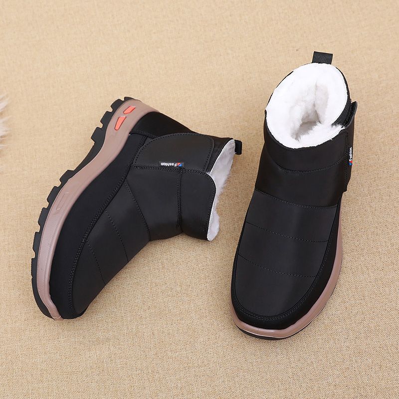 🔥【39–45】👟 Pantofi de iarnă pentru bărbați, din bumbac pur, cu căptușeală groasă și pufoasă