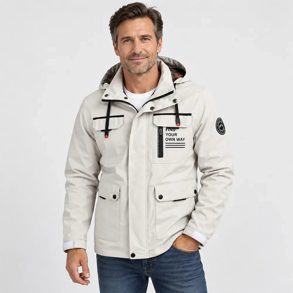 🔥Astăzi la jumătate de preț🔥【M-6XL】2026 Geacă bărbătească nouă, groasă, călduroasă, rezistentă la vânt și impermeabilă – Livrare gratuită