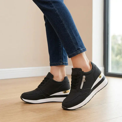 👟【36-43】Pantofi sport slip-on cu platformă, mărimi mari – Ușori, potriviți pentru purtarea zilnică – Confortabili pentru mers și exerciții
