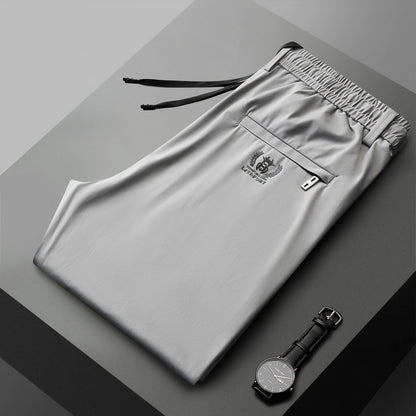 【40-115kg】🔥Pantaloni noi de mătase elastică din gheață pentru primăvară și vară 2026